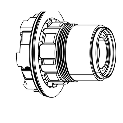 SRAM Zipp Freehub Kit Super9 B1 - XDR - Ceramic 61803 Bearings (SRAM spare parts catalogue drawing)