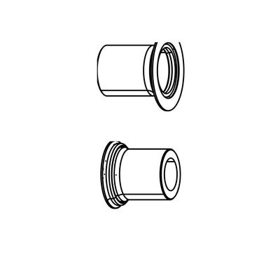 SRAM Zipp Hub Axle End Cap Set - Rear - ZM2SL Microspline (SRAM spare parts catalogue drawing)