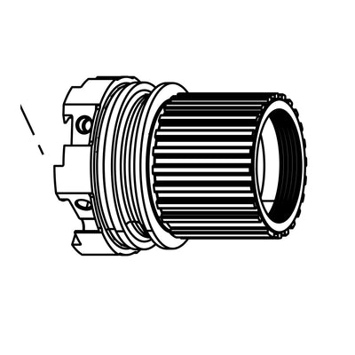 SRAM Zipp Hub Freehub Kit - ZM2SL ZR1 For Shimano Microspline (SRAM spare parts catalogue drawing)