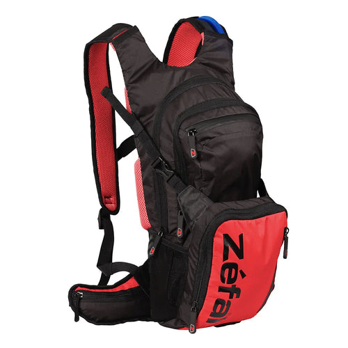 Zefal Z Hydro Enduro Hydration Bag Backpack in Black and Red