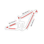 Zefal Matt Skin Armour Bike Frame Protection