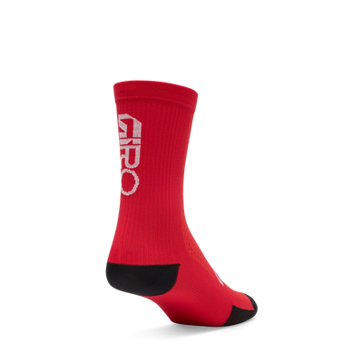 2026 GIRO HRC Team Unisex Cycling Socks in Flame Red