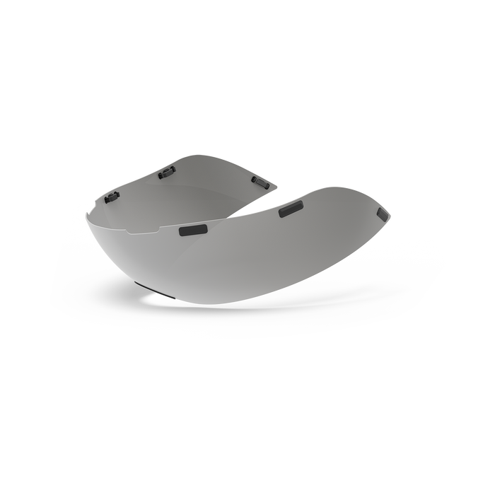 2026 GIRO Aerohead Shield Unisex Road Cycling Spare Parts in Grey/Silver