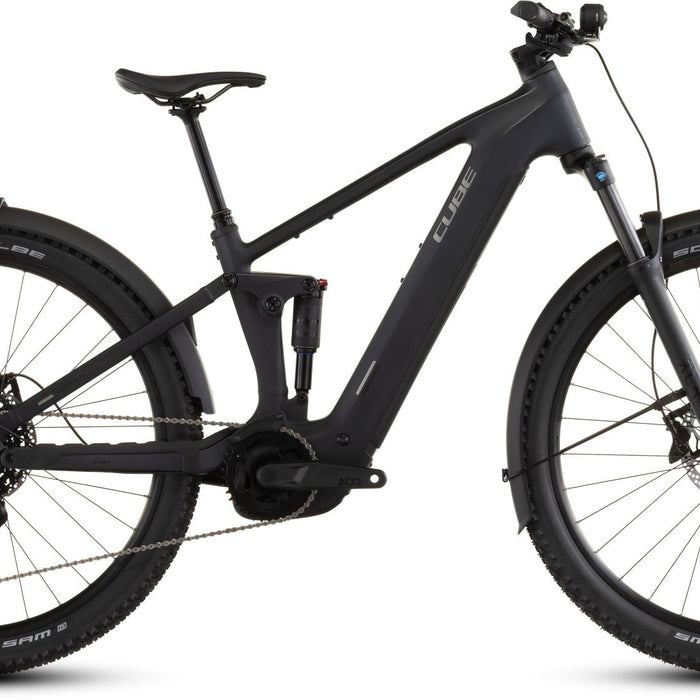 2026 Cube Cube Stereo Hybrid One22 Pro 800 Fe Electric Mountain Bike In Night And Chrome