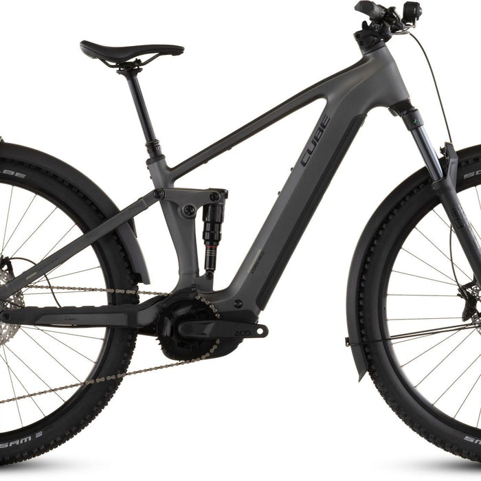 2026 Cube Cube Stereo Hybrid One22 Race 800 Fe Electric Mountain Bike In Slapgrey And Chrome