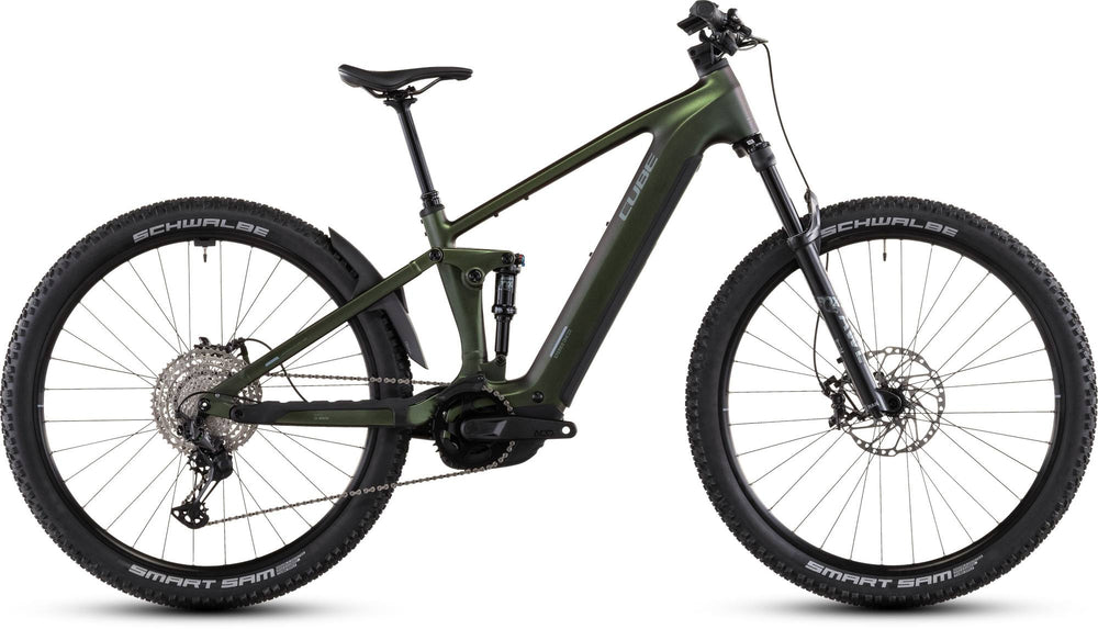 2026 Cube Cube Stereo Hybrid One22 Slx 800 Electric Mountain Bike In Stellar And Green