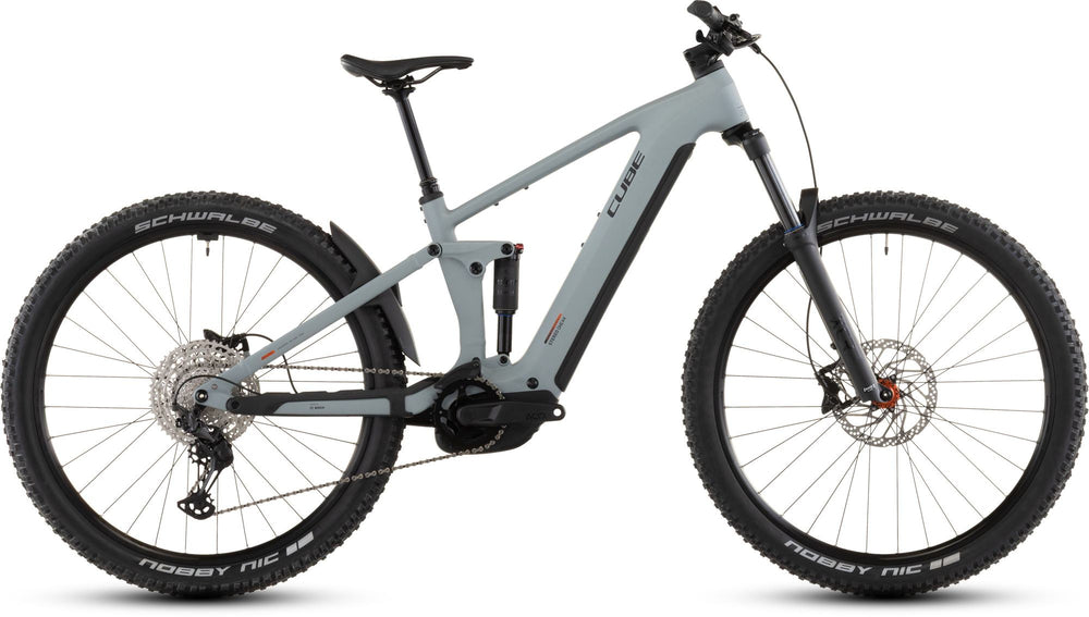 2026 Cube Cube Stereo Hybrid One44 Pro 800 Electric Mountain Bike In Vulcan And Orange