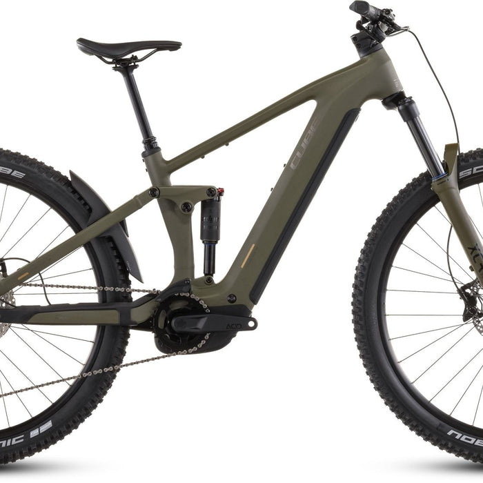 2026 Cube Cube Stereo Hybrid One44 Pro 800 Electric Mountain Bike In Dustolive And Gold