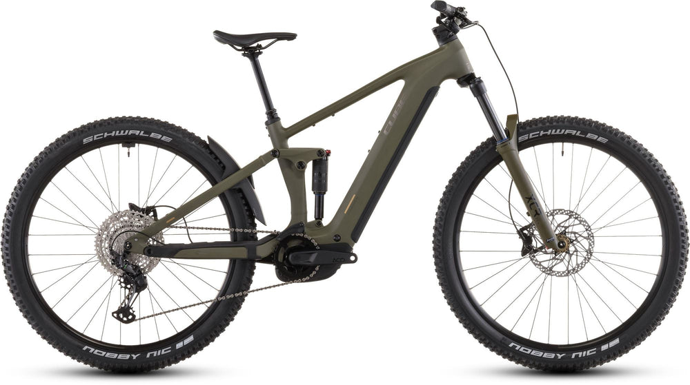 2026 Cube Cube Stereo Hybrid One44 Pro 800 Electric Mountain Bike In Dustolive And Gold