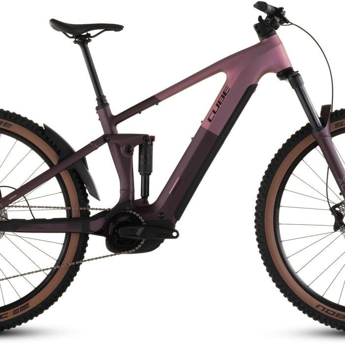 2026 Cube Cube Stereo Hybrid One44 Pro 800 Electric Mountain Bike In Shiftblush And Raisin