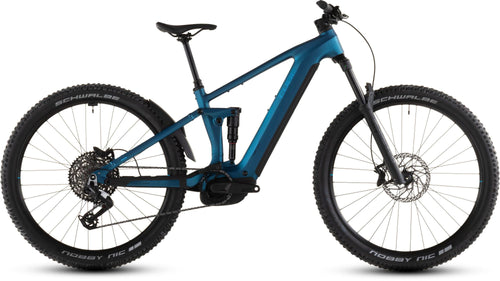 2026 Cube Cube Stereo Hybrid One44 Ex 800 Electric Mountain Bike In Electricblue And Blue