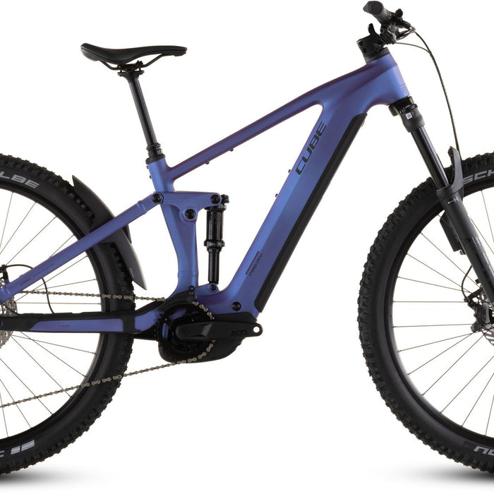 2026 Cube Cube Stereo Hybrid One44 Exc 800 Electric Mountain Bike In Blueiris And Black