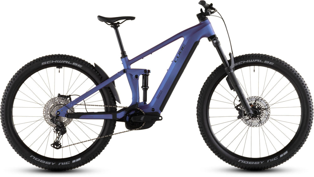 2026 Cube Cube Stereo Hybrid One44 Exc 800 Electric Mountain Bike In Blueiris And Black