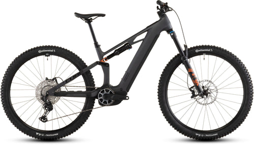 2026 Cube Cube Stereo Hybrid One44 Hpc Slx 800 Electric Mountain Bike In Slabgrey And Orange
