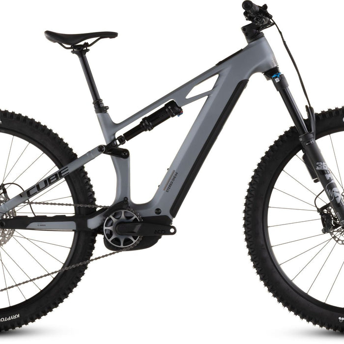 2026 Cube Cube Stereo Hybrid One44 Hpc Slx Evo 800 Electric Mountain Bike In Slategrey And Black