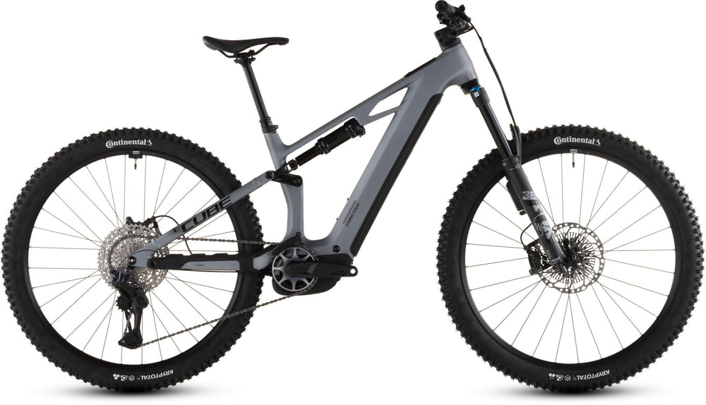 2026 Cube Cube Stereo Hybrid One44 Hpc Slx Evo 800 Electric Mountain Bike In Slategrey And Black