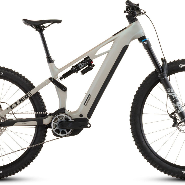 2026 Cube Cube Stereo Hybrid One77 Hpc Slx 800 Electric Mountain Bike In Glintsand And Black