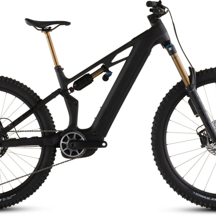 2026 Cube Cube Stereo Hybrid One77 Hpc At 800 Electric Mountain Bike In Carbon And Gold