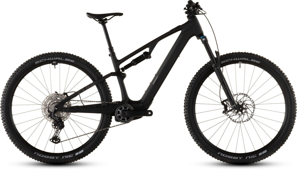 2026 Cube Cube Ams Hybrid One44 C:62 Pro 400X Electric Mountain Bike In Blackline