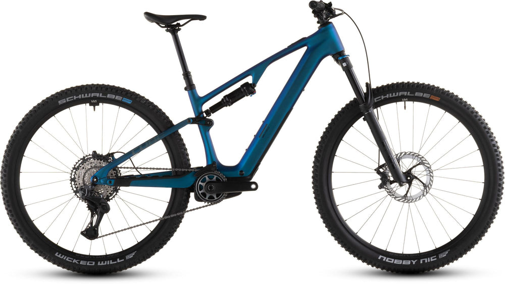 2026 Cube Cube Ams Hybrid One44 C:68X Slx 400X Electric Mountain Bike In Nebula And Black