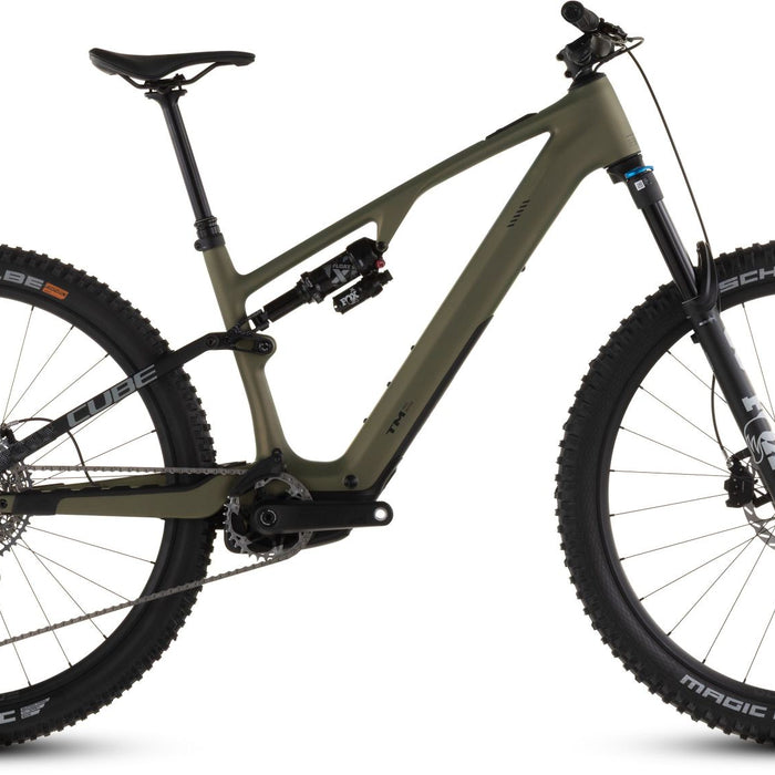 2026 Cube Cube Ams Hybrid One44 C:68X Tm 400X Electric Mountain Bike In Reedgreen And Matrix