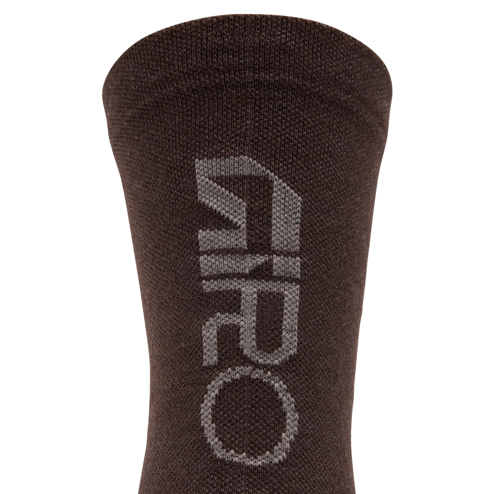 2026 GIRO HRC+Merino Unisex Cycling Socks in Dark Brown-image-4