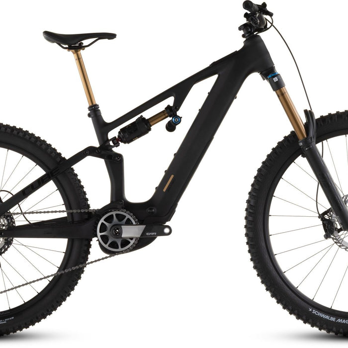 2026 Cube Cube Ams Hybrid One77 C:62 At 600X Electric Mountain Bike In Carbon And Gold