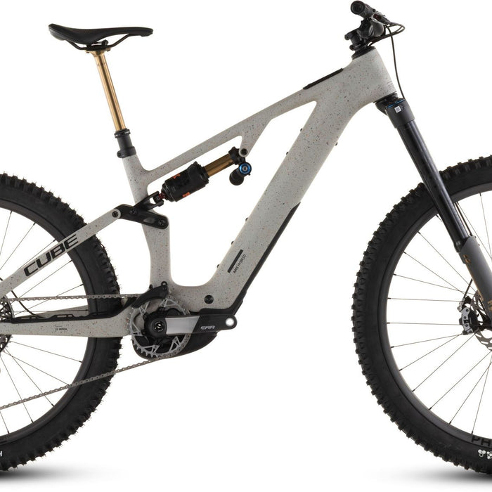 2026 Cube Cube Ams Hybrid One77 C:62 Super Tm 600X Electric Mountain Bike In Reedbeigegrit And Orange