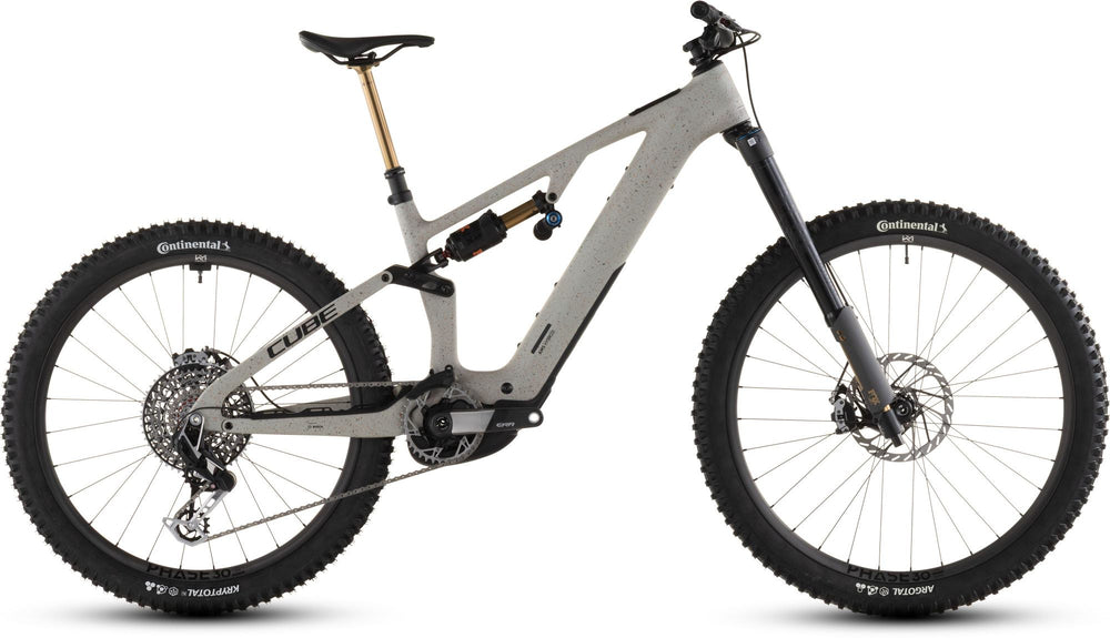 2026 Cube Cube Ams Hybrid One77 C:62 Super Tm 600X Electric Mountain Bike In Reedbeigegrit And Orange