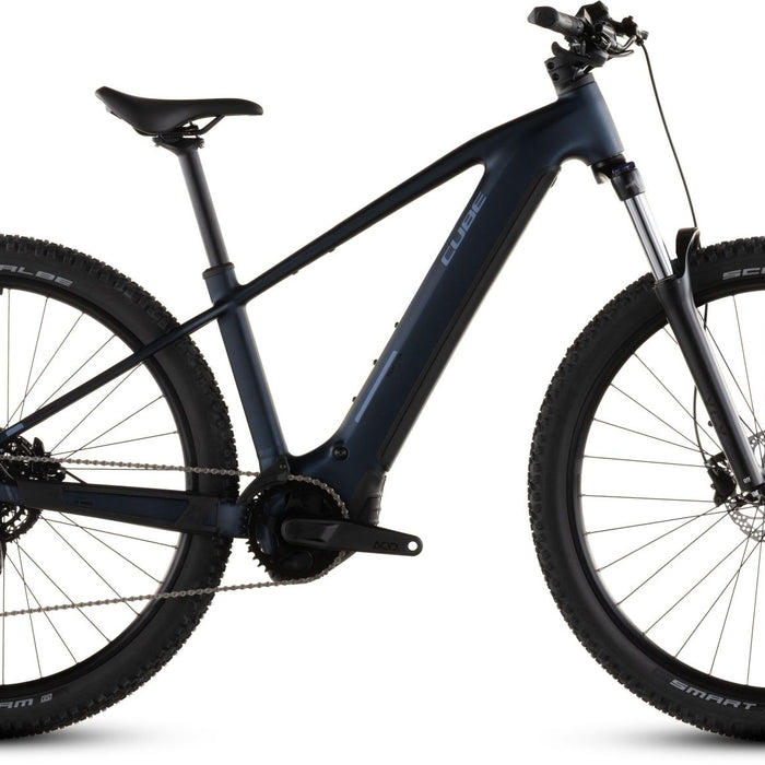 2026 Cube Cube Reaction Hybrid Performance 600 Electric Mountain Bike In Indigoblue And Reflex