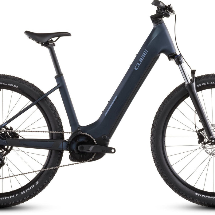 2026 Cube Cube Reaction Hybrid Performance 600 Easy Entry Electric Mountain Bike In Indigoblue And Reflex