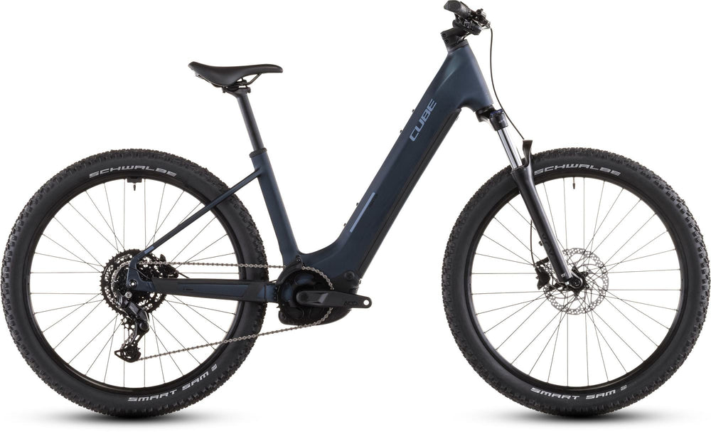 2026 Cube Cube Reaction Hybrid Performance 600 Easy Entry Electric Mountain Bike In Indigoblue And Reflex