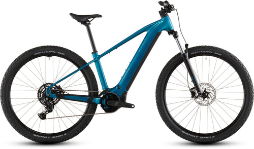 2026 Cube Cube Reaction Hybrid Performance 600 Electric Mountain Bike In Electricblue And Dazzle