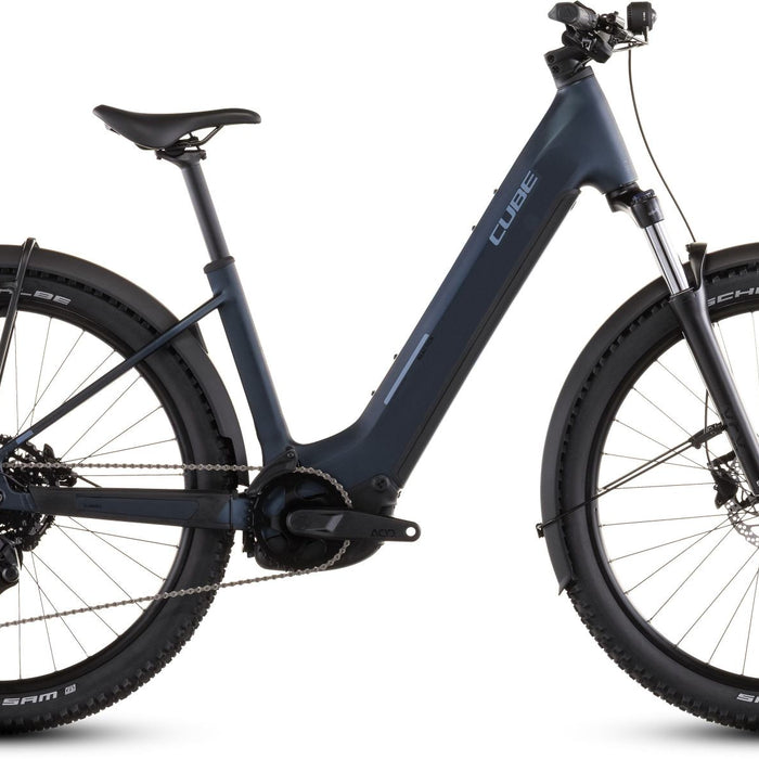 2026 Cube Cube Reaction Hybrid Performance 600 Fe Easy Entry Electric Mountain Bike In Indigoblue And Reflex