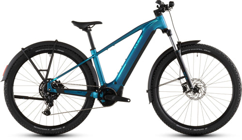 2026 Cube Cube Reaction Hybrid Performance 600 Fe Electric Mountain Bike In Electricblue And Dazzle