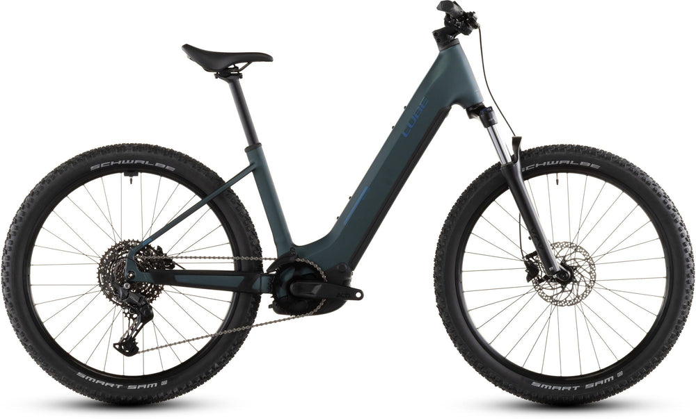 2026 Cube Cube Reaction Hybrid One 600 Easy Entry Electric Mountain Bike In Royalgreen And Prism