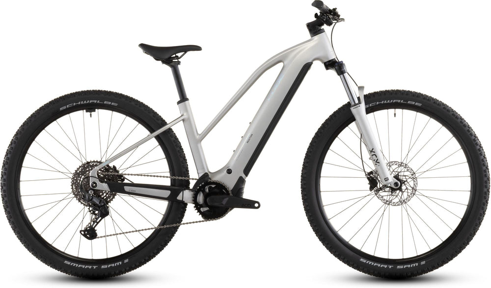 2026 Cube Cube Reaction Hybrid One 800 Trapeze Electric Mountain Bike In Sleekgrey And Prism