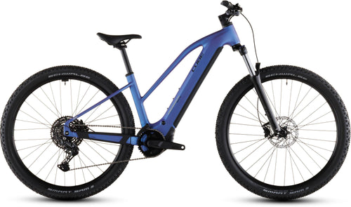 2026 Cube Cube Reaction Hybrid One 800 Trapeze Electric Mountain Bike In Blueiris And Reflect