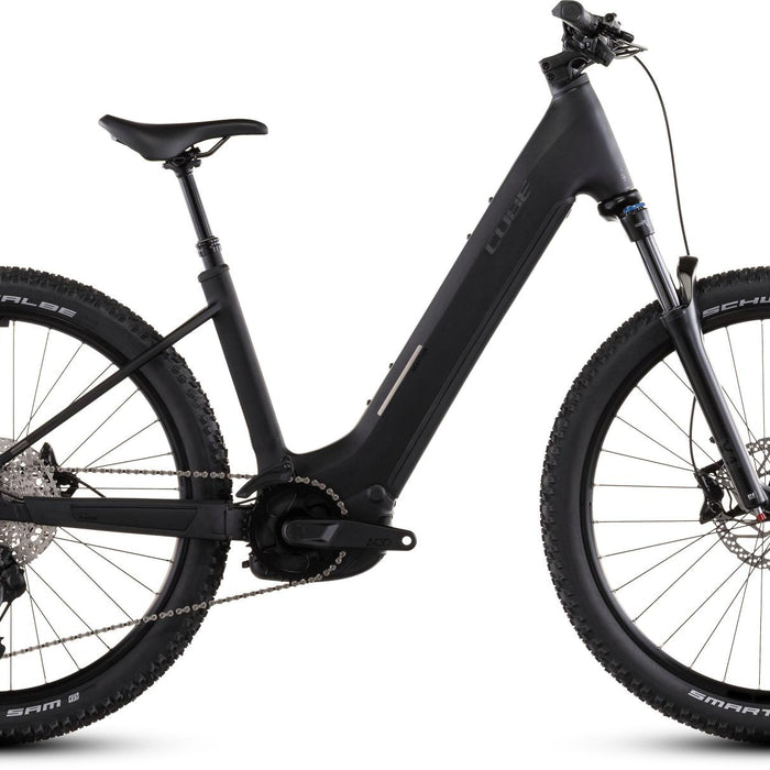 2026 Cube Cube Reaction Hybrid Pro 800 Easy Entry Electric Mountain Bike In Blackline