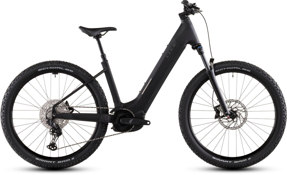 2026 Cube Cube Reaction Hybrid Pro 800 Easy Entry Electric Mountain Bike In Blackline