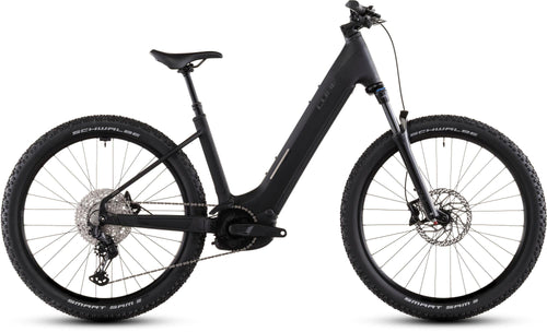 2026 Cube Cube Reaction Hybrid Pro 800 Easy Entry Electric Mountain Bike In Blackline