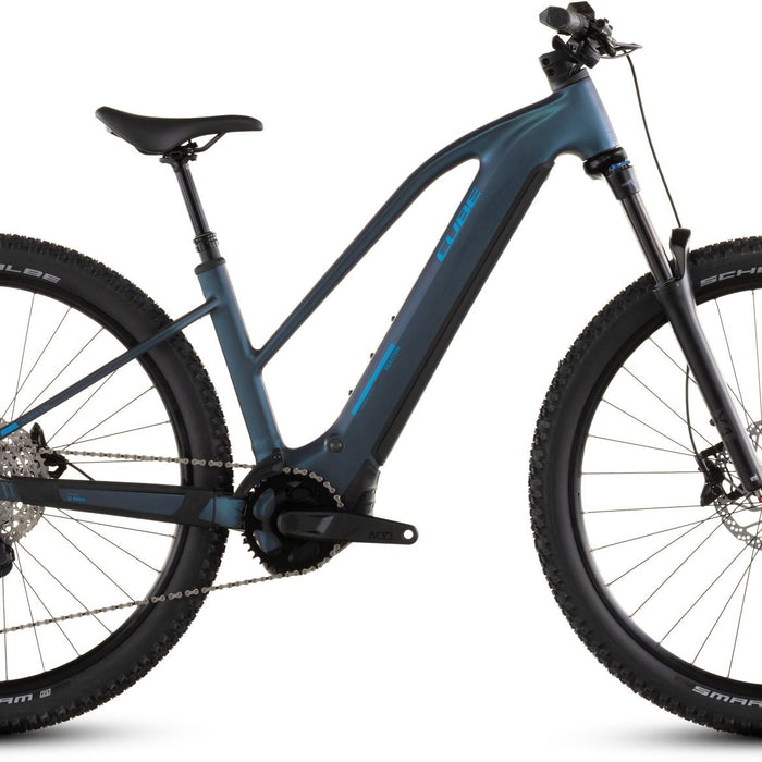 2026 Cube Cube Reaction Hybrid Pro 800 Trapeze Electric Mountain Bike In Nebular And Dazzle