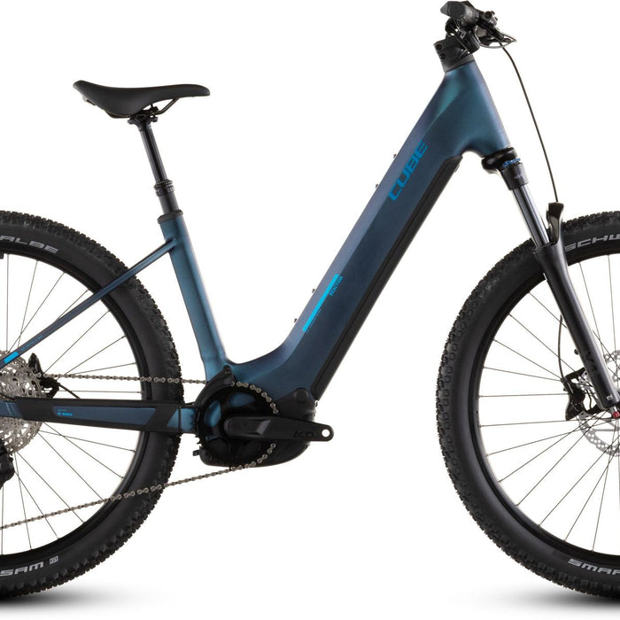 2026 Cube Cube Reaction Hybrid Pro 800 Easy Entry Electric Mountain Bike In Nebular And Dazzle