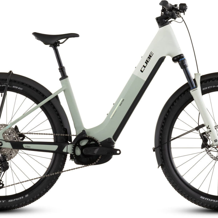 2026 Cube Cube Reaction Hybrid Pro 800 Fe Easy Entry Electric Mountain Bike In Desertstone And Driedherbs