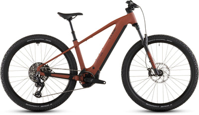 2026 Cube Cube Reaction Hybrid Race 800 Electric Mountain Bike In Amber And Black