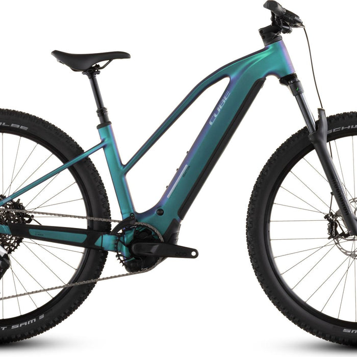 2026 Cube Cube Reaction Hybrid Race 800 Trapeze Electric Mountain Bike In Polarlight And Prism