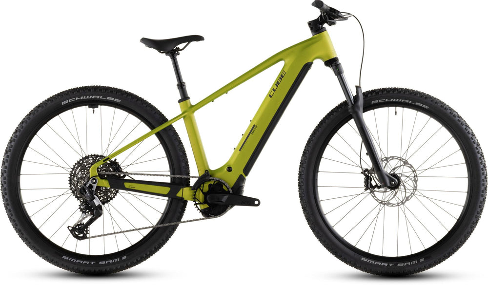 2026 Cube Cube Reaction Hybrid Race 800 Electric Mountain Bike In Lizard And Black