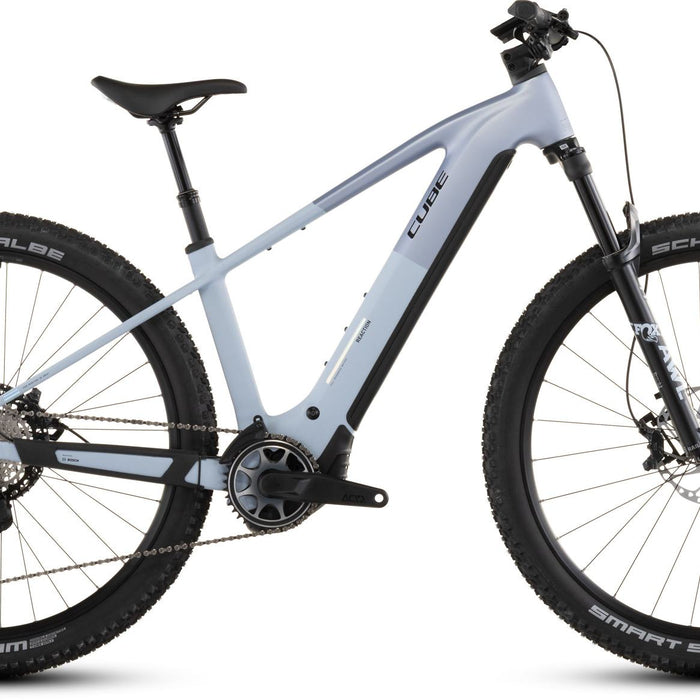 2026 Cube Cube Reaction Hybrid Slx 800 Electric Mountain Bike In Gauzegrey And Iceblue