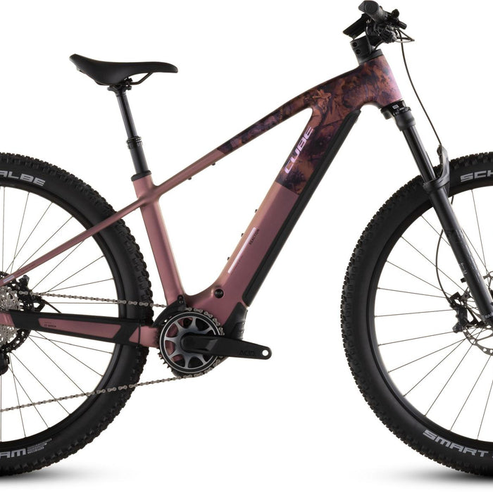 2026 Cube Cube Reaction Hybrid Slx 800 Electric Mountain Bike In Shiftblush And Art