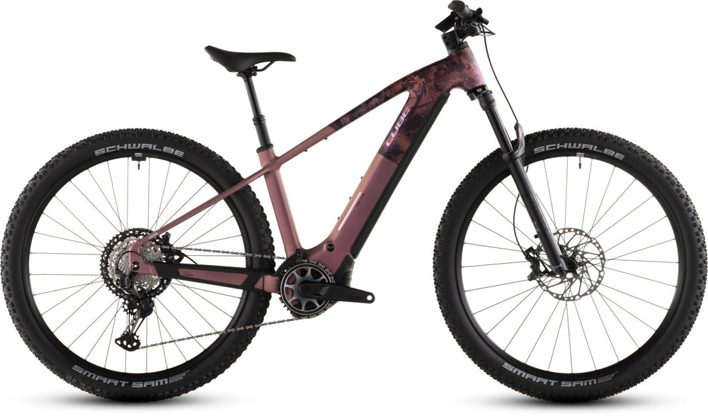 2026 Cube Cube Reaction Hybrid Slx 800 Electric Mountain Bike In Shiftblush And Art
